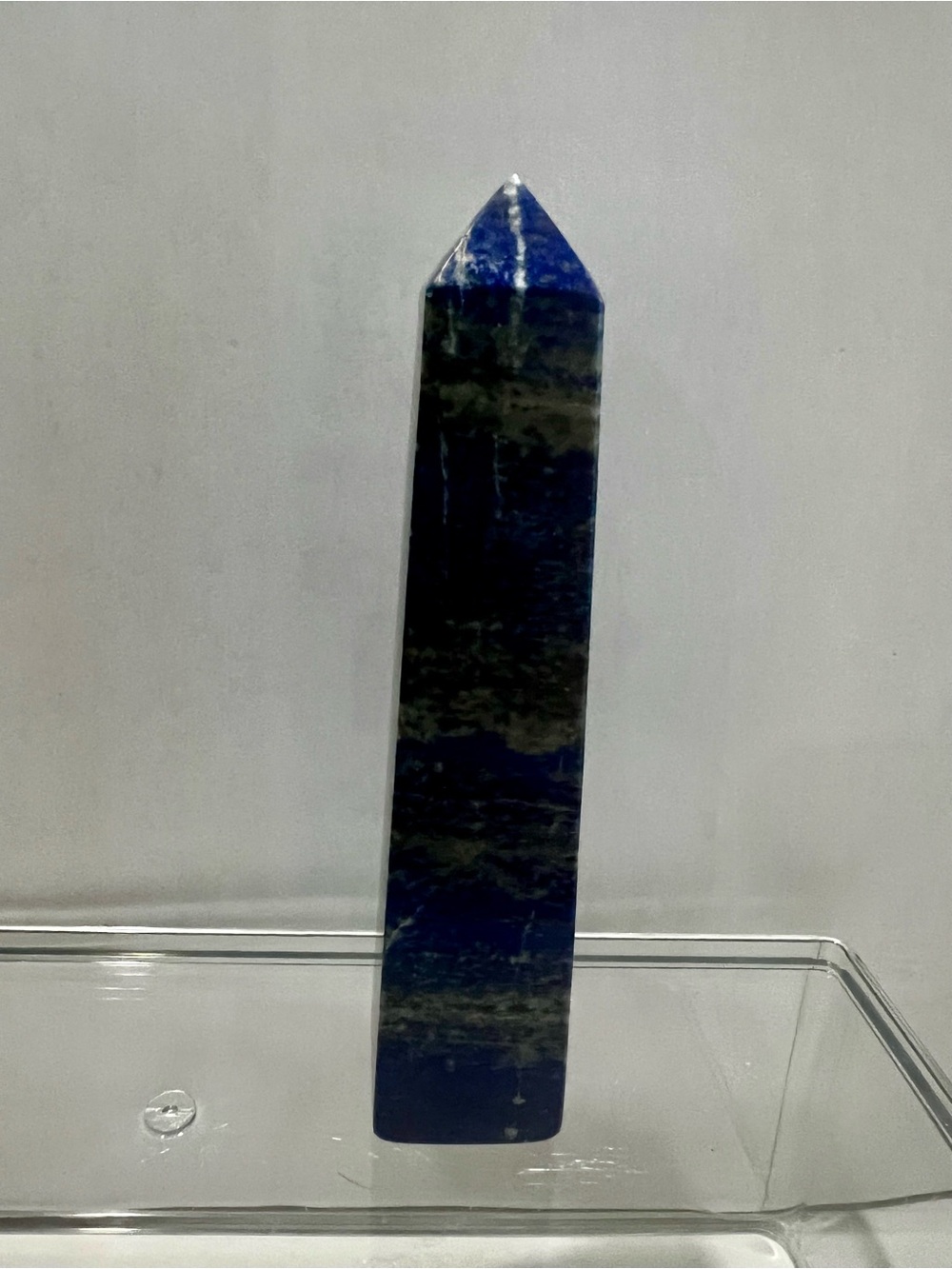 Lapis Lazuli Point Tower - Deep Blue with Gold Flecks